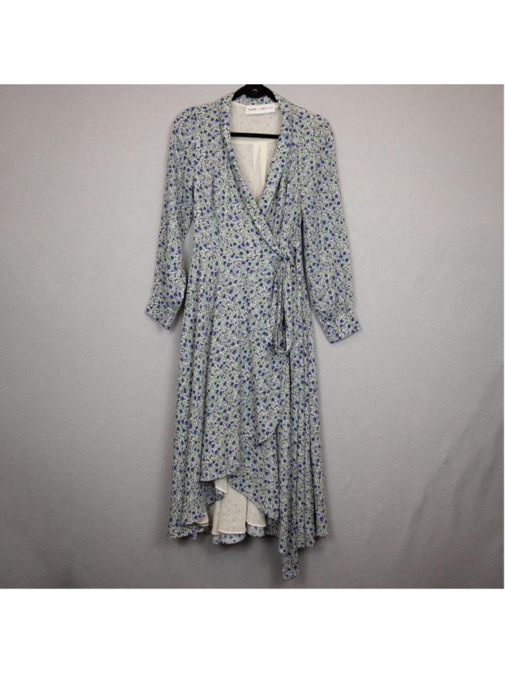 Fame and Partners The Winslet blue floral wrap dress-4